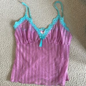 Vintage La Vie En Rose Lingerie Top